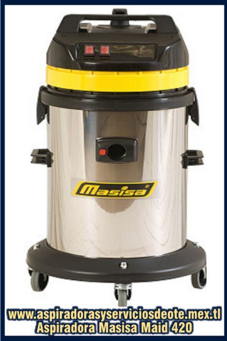 Aspiradora Industrial  * Marca Masisa *Modelo 420 de 16 Galones de 2 Motores  Aspira Sólidos y Líquidos